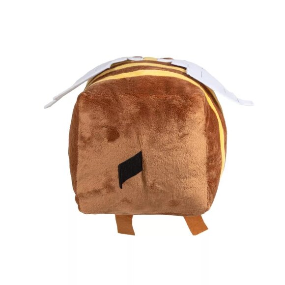 Minecraft Bee Pillow Buddy Yellow Brown Plush Kids Room Decor 15"x11" - Picture 4 of 10